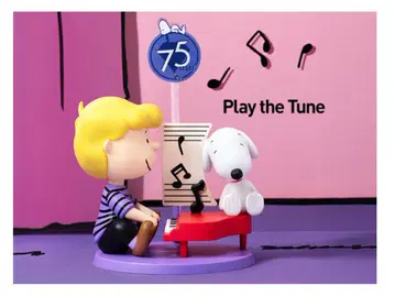 팝 마트 스누피 PEANUTS 75주년 기념 피규어
