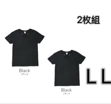 새상품 남성용 LL 사이즈 이너 셔츠 반팔 리커버리 의류 2개 1