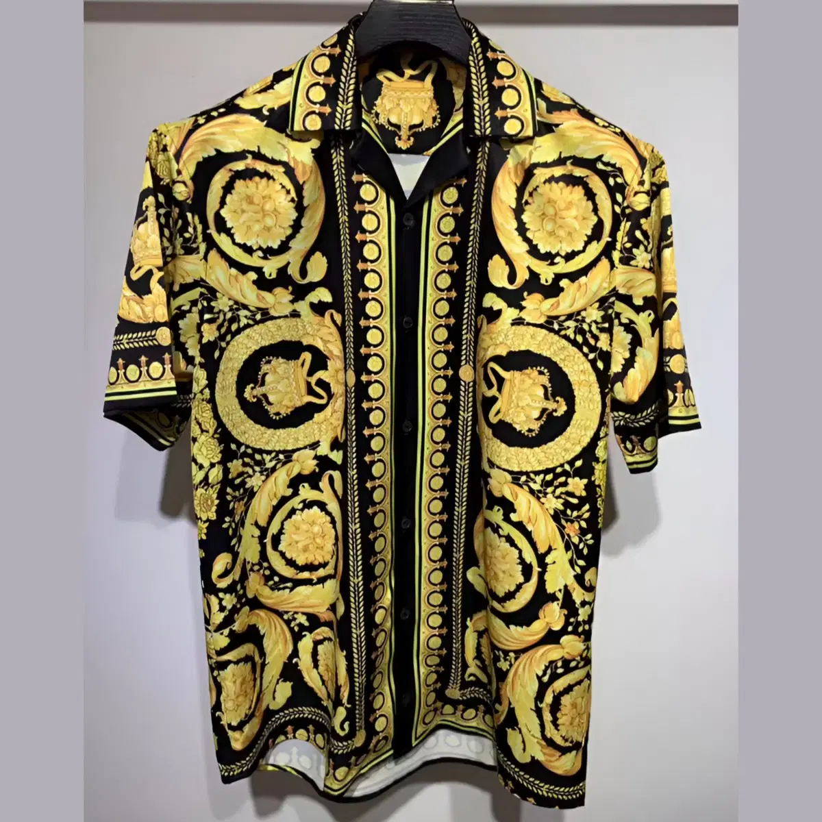 New) Big Boss hyung-nim Shirt keum-plated Pattern Versace Pattern Gold Chain Nambang 100
