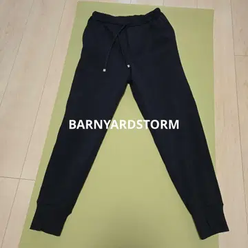 BARNYARD STORM 블랙 조거 팬츠