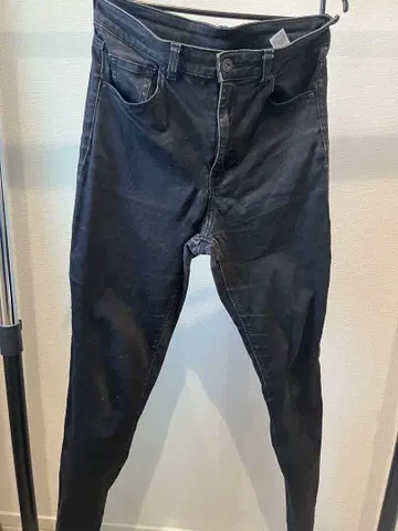 지유 73 블랙 스키니 팬츠