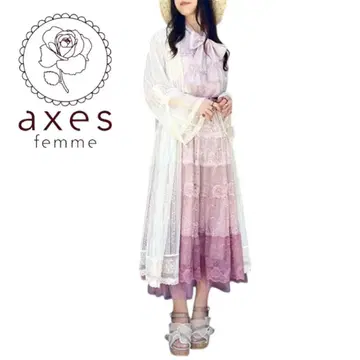 axes femme 럭스 레이스 가운 새 상품 미사용 택 포함 가디건