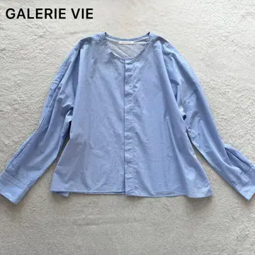 GALERIE VIE 투모로우랜드 오버 사이즈 셔츠 스트라이프