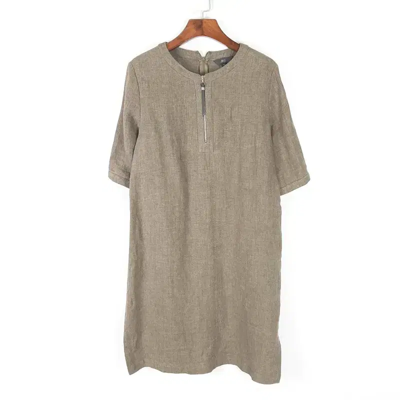 jayplus Linen vahn Zip-up Onepiece L