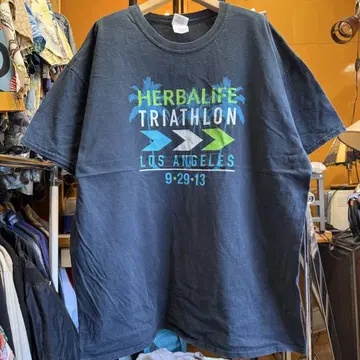 미국 빈티지 의류 GILDAN HERBALIFE TRIATHLON 티셔츠