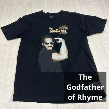 The Godfather of Rhyme 티셔츠 블랙 XL