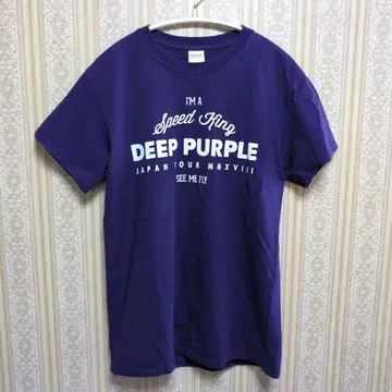 DEEP PURPLE 딥 퍼플 재팬 투어 티셔츠 밴딩 티셔츠