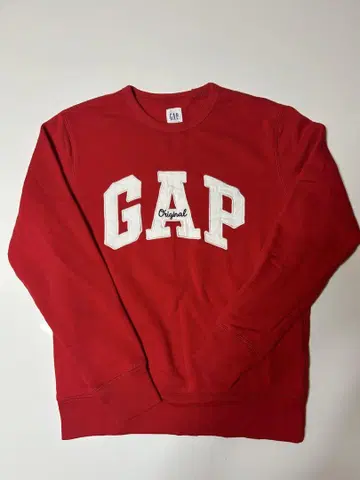 GAP 레드 맨투맨 XS 사이즈