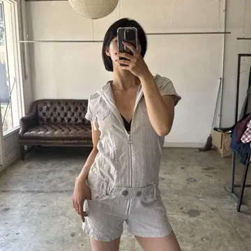 토미 걸 데님 후드 원피스