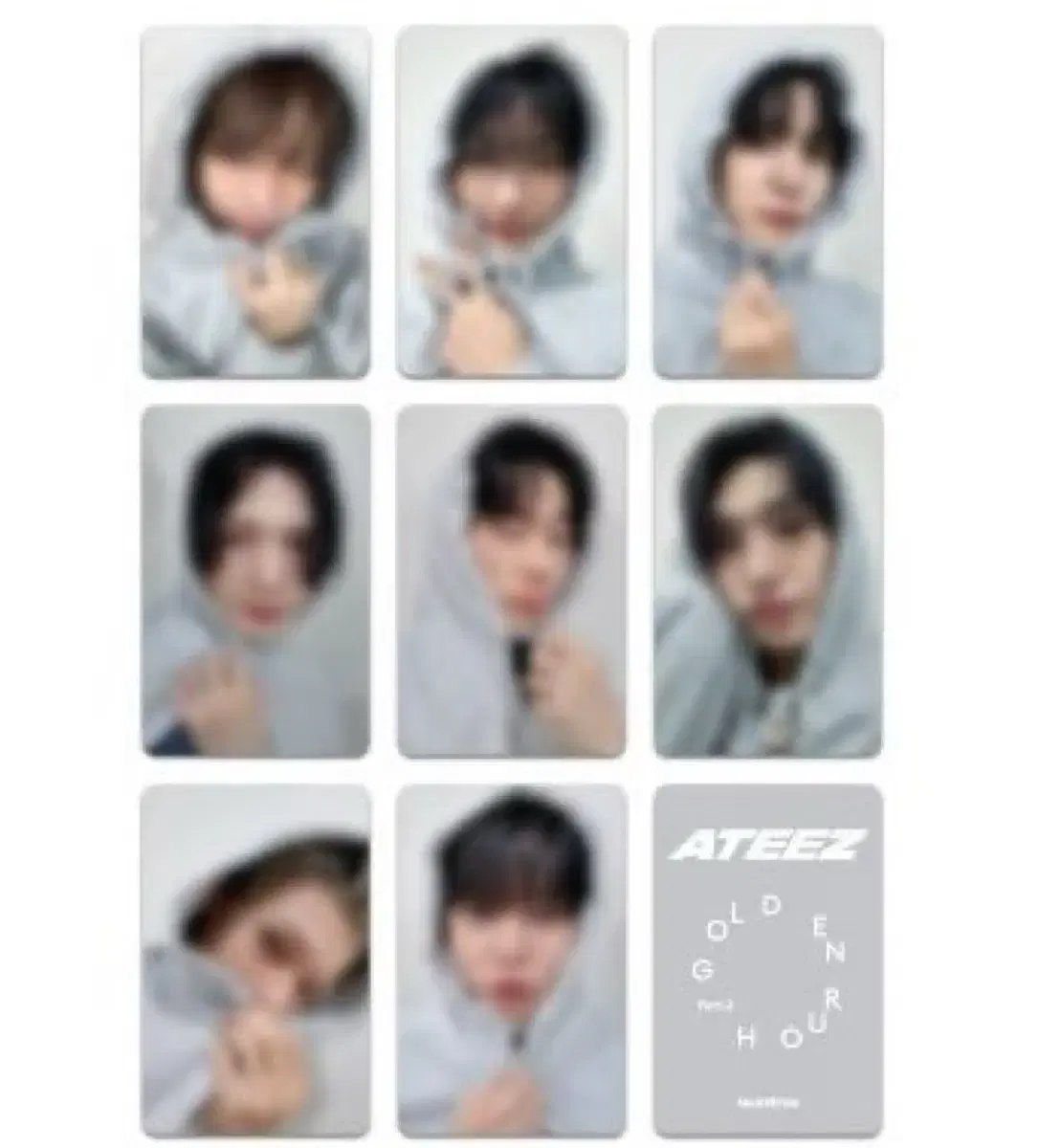 Ateez Makestar unreleased photocard hoodie ver.