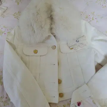 Jesus Diamante 화이트 자켓 38