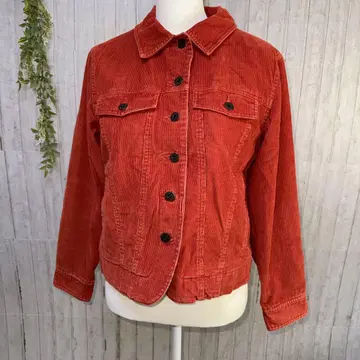 L.L.Bean 엘엘빈 [S] 코듀로이 자켓 오렌지 계열