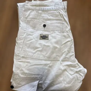 Lee Dungarees 화이트 카고 팬츠