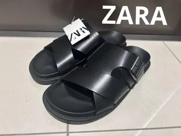 ZARA 밤 크로스 샌들 40(25.8cm) 버클 남성용
