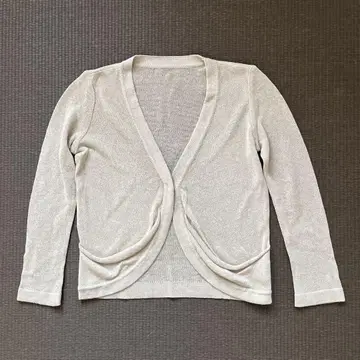 지아니로 드레이프 가디건 S 사이즈
