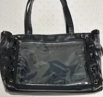 WEGO 레이스업 이타백 S 블랙