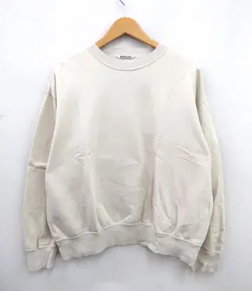 오라리 SUPER HIGH GAUGE NAPPED SWEAT TEE