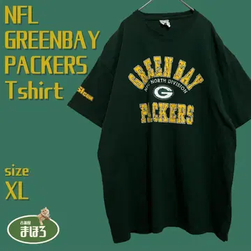 NFL 그린베이 패커스 스포츠 티셔츠 프린트 로고 그린 미식축구 코튼