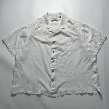 Batch Bay 레이온 셔츠 2XL 화이트 박스 실루엣 6767