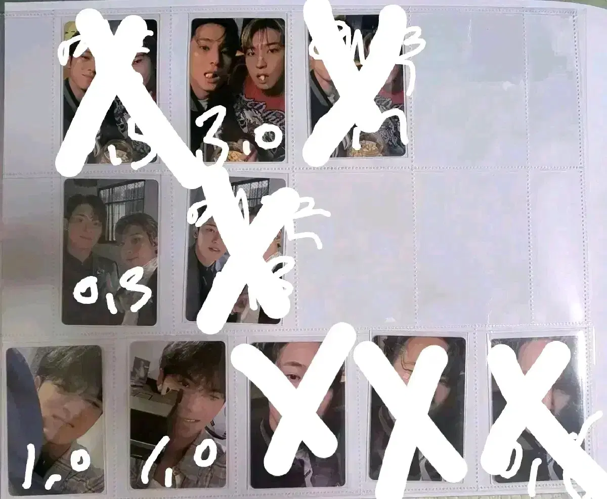세븐틴 민규 원우 디아이콘 포토카드
