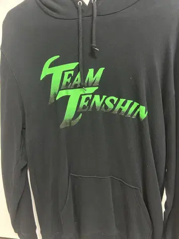TEAM TENSHIN 블랙 후드티 XL