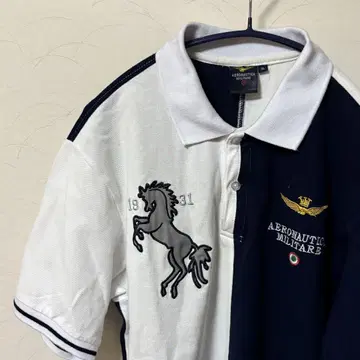 AERONAUTICA MILITARE 피케 셔츠 골프 남성용 XL 사이즈