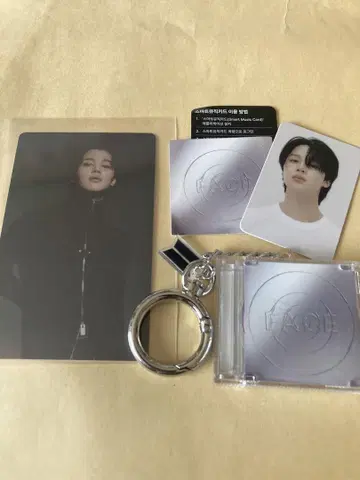 BTS 2025 FESTA 캡슐 앨범 지민 특전 트레이딩 카드