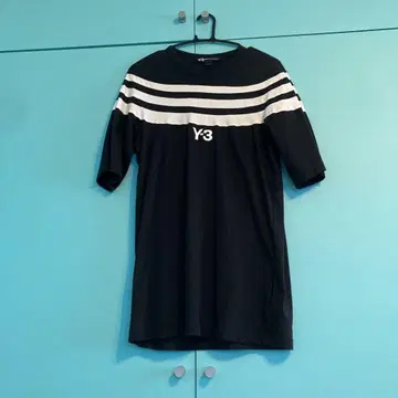 Y-3 스트라이프 티셔츠 블랙/화이트