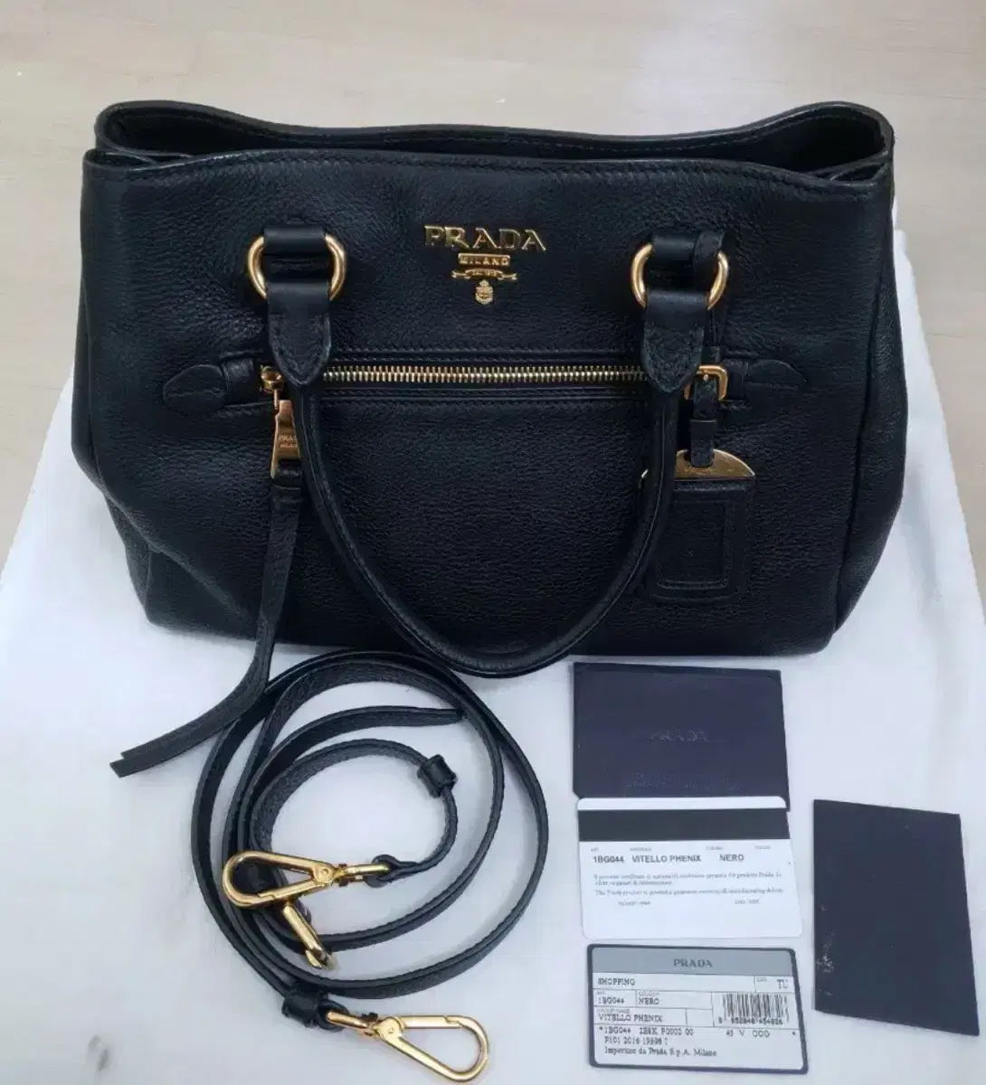 Prada Vitello Phoenix Tote Bag