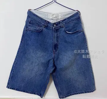 ERL 데님 와이드 숏 팬츠 사이즈 L