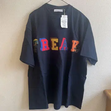 FREAK'S STORE 자수 반팔 티셔츠 오버 사이즈