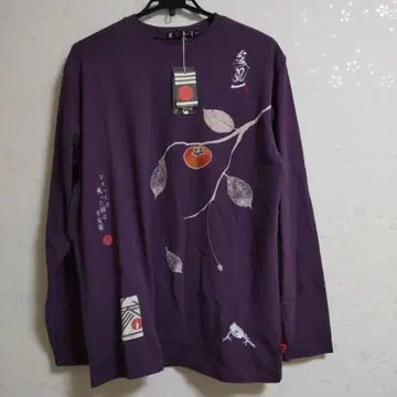 산마루이 보라색 긴팔 티셔츠 2XL