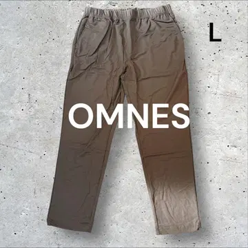 OMNES 남성용 접촉 냉감 레이온 나일론 이지 팬츠 카멜 L