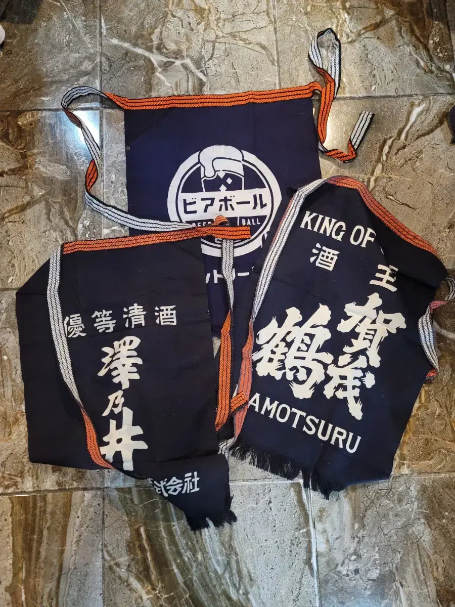 Japanese Denim Apron, Set of 3 in bulk