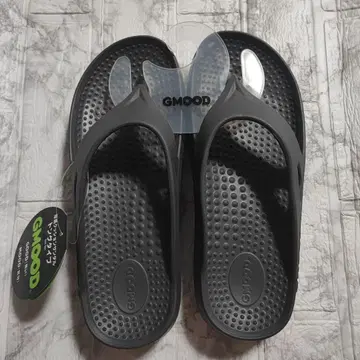 남성용 통굽 쿠션 샌들 비치 샌들 그레이