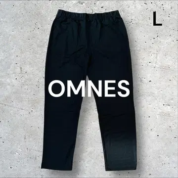 OMNES 남성용 접촉 냉감 레이온 나일론 이지 팬츠 블랙 L