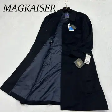 H55 미사용 새상품 XL 마그 카이저 캐시미어 100% 롱 코트 남성용