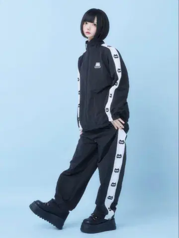 Hauls 네신오 나일론 셋업 블랙 하루즈