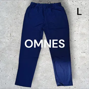 OMNES 남성용 접촉 냉감 레이온 나일론 이지 팬츠 네이비 L