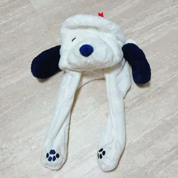 USJ 스누피 모자 크리스마스 펑펑 산타 봉제 인형