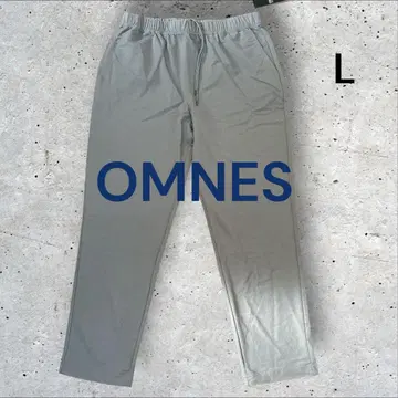 OMNES 남성용 접촉 냉감 레이온 나일론 이지 팬츠 그레이 L