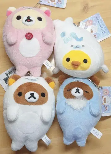 리락쿠마 우미리락쿠마 공 체인 봉제 인형 마스코트 전 4종