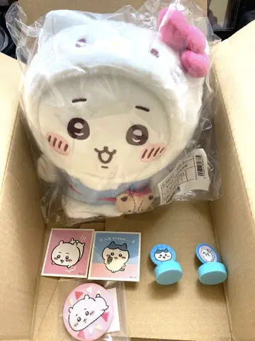 치이카와 산리오 콜라보 봉제 인형 치이카와 덤 포함