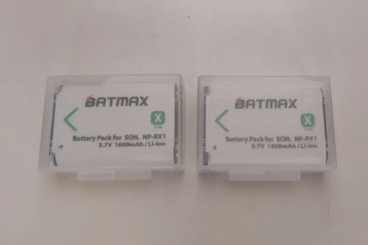 Two new Sony NP-BX1 batteries