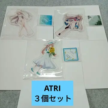 다이토 복권 ATRI 아토리 F상 클리어 스탠드 3개 세트