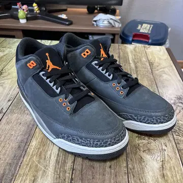 Jordan 에어 조던 3 그레이/오렌지