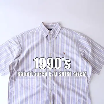 90년대 랄프 로렌 멀티 스트라이프 셔츠 USA 빈티지 [G0174