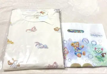 디즈니 씨 한정판 더피 올 패턴 원피스 라스트