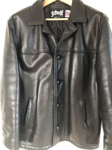 Schott 카 코트 가죽 자켓 사이즈 40