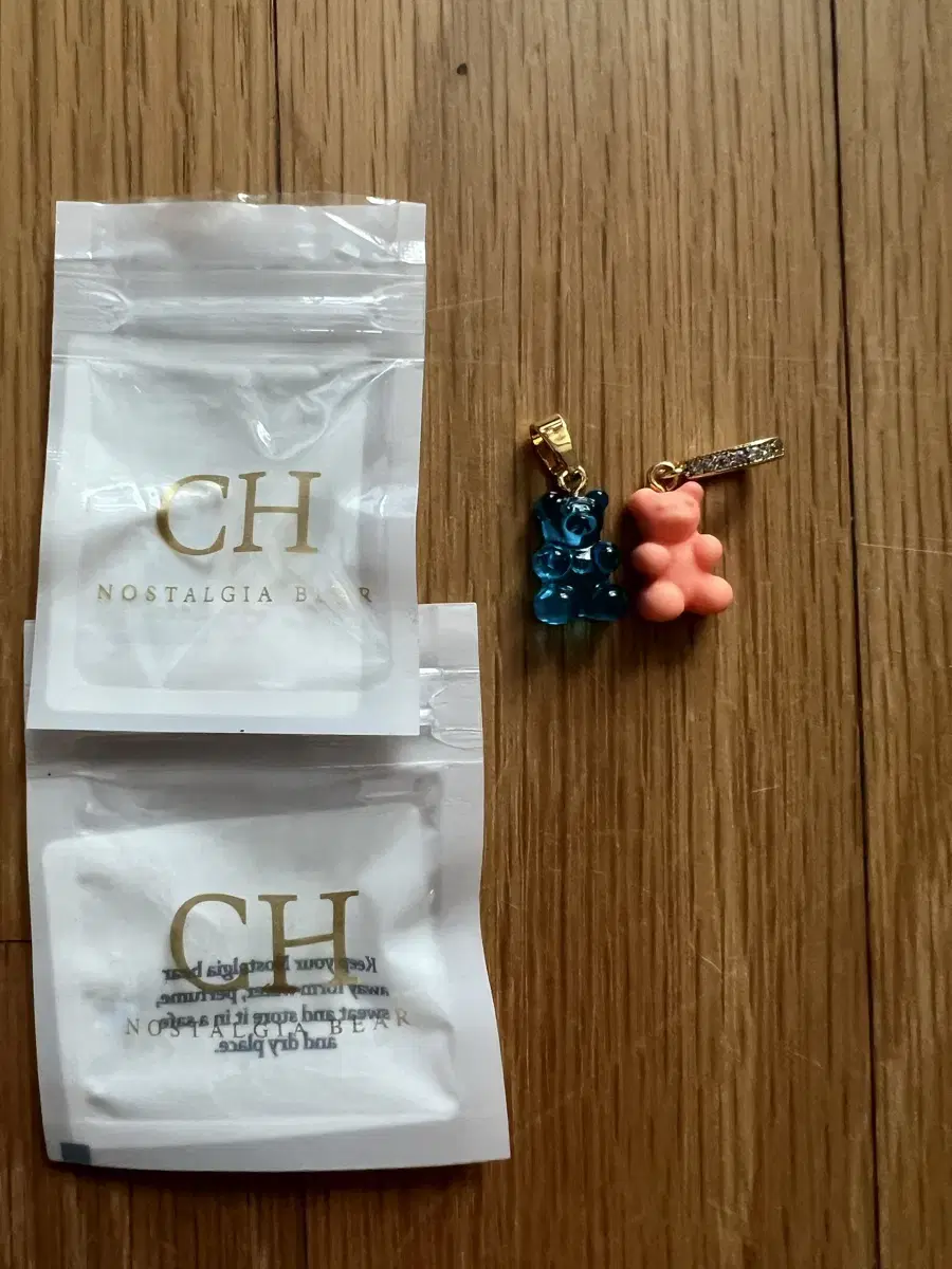 krystal Haze Bear Pendant, New